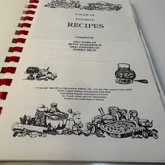 25th Anniversary International Polka Club Recipes Spiral Cookbook 1968-1993 - Picture 6 of 11